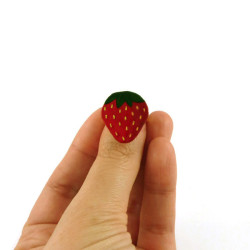 Strawberry adjustable ring