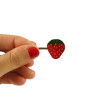 Set of 2 strawberries hair pins