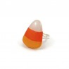 Candy corn adjustable ring