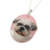 Eco-responsible necklace in the image of your pet, customizable from a photo