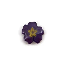 Eco-friendly dark purple primrose flower magnet