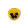 Eco-friendly yellow pansy flower magnet