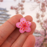 Sakura flower pin badge