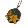 Customizable lilies necklace