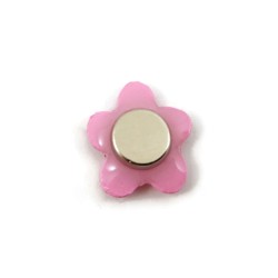 Eco-friendly pink cherry blossom flower (sakura) magnet