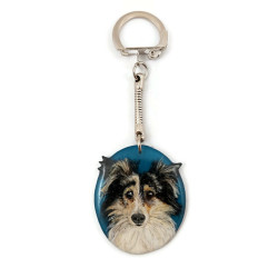 Customizable pet keychain