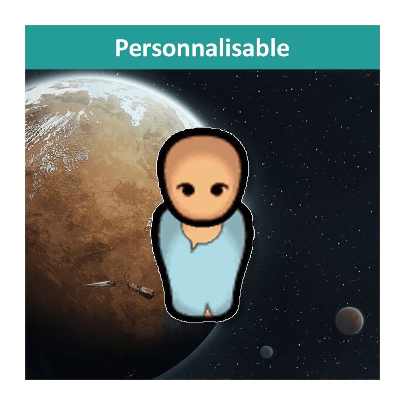 Customizable colonist magnet