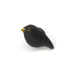 Blackbird Pin Badge