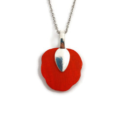 Collier pensée rouge