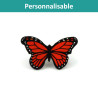 Customizable butterfly brooch