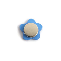 Blue forget me not magnet