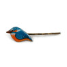 Kingfisher hair pin