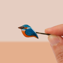 Kingfisher hair pin