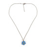 Blue forget-me-not necklace