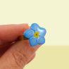 Blue forget-me-not ring