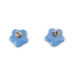 Forget me not ear studs