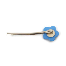 Barrette myosotis bleue