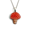 Fly agaric necklace