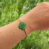 Four leaf clover bracelet