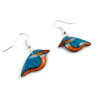 Boucles d'oreilles martins pêcheurs