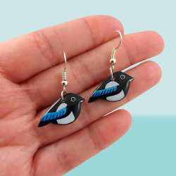 Magpie earrings