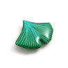 Green ginkgo leaf Magnet