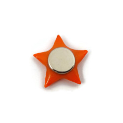 Magnet étoile orange