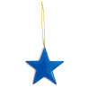 Sky blue star suspension with light blue doodles