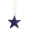 Purple star suspension with lilac doodles