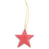 Pastel pink star suspension with candy pink doodles