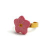 Pink forget-me-not ring