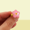 Pink forget-me-not ring