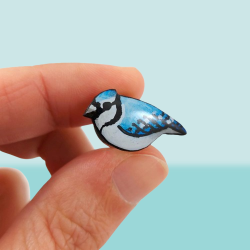 Blue Jay pin badge