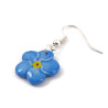 Forget me not dangle earring (Sold individually)