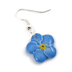 Forget me not dangle earring (Sold individually)