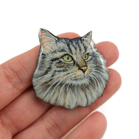 Eco-responsible magnet in the image of your pet, customizable from a photo