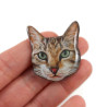 Eco-responsible magnet in the image of your pet, customizable from a photo