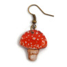 Fly agaric dangle earring (Sold individually)