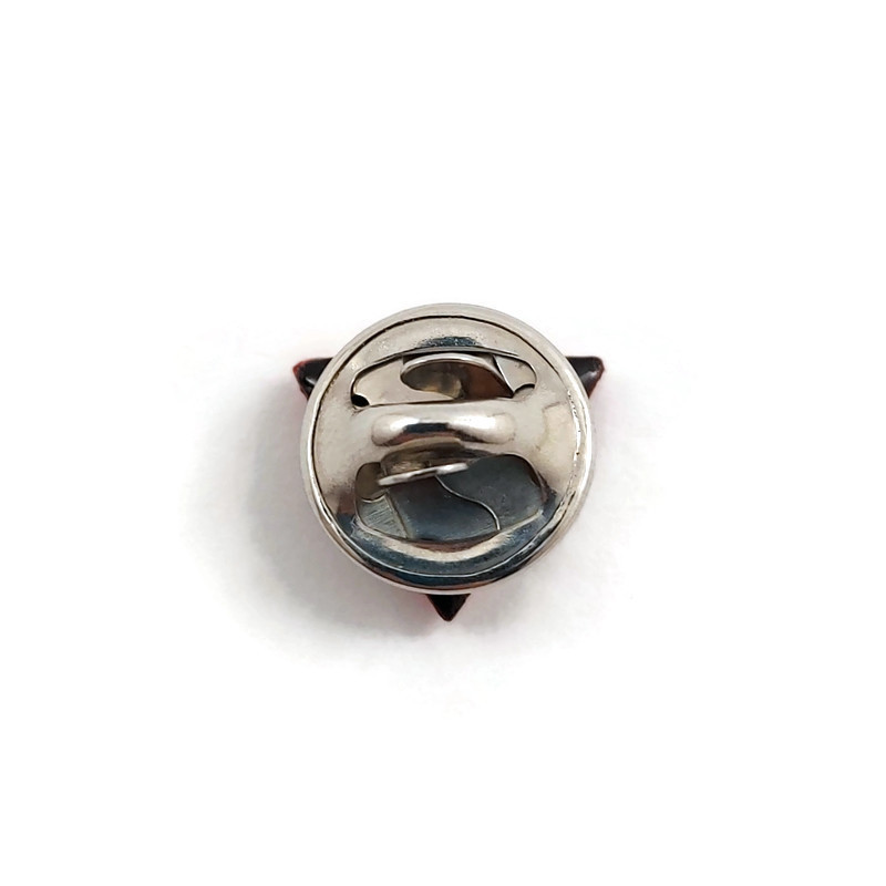 Pin's petit triangle rouge Antifascisme
