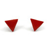 Antifascism small red triangles ear chips