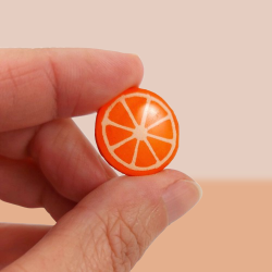 Orange slice shaped magnet