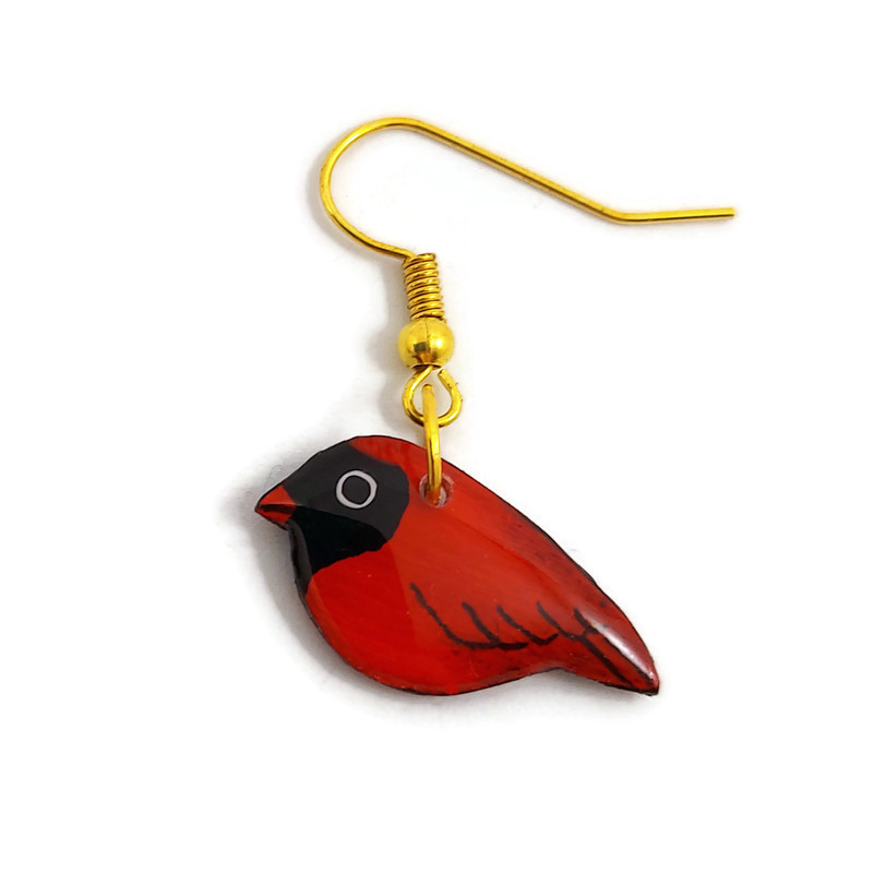 Red Cardinal Earring (sold individually)