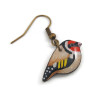 Elegant goldfinch earring (Sold individually)