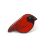 Puce d'oreille cardinal rouge (vendue à l'unité)