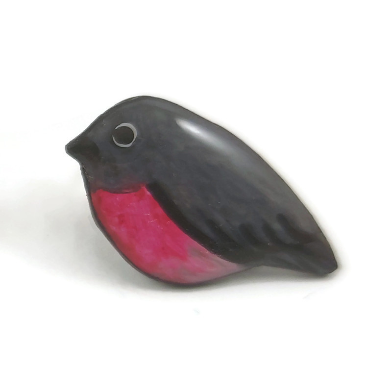Pink robin ear ship (sold individually)