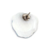 Light blue pansy ear stud (sold individually)