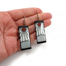 Earrings of Tanjirō Kamado in Demon Slayer (Sold individually)