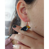 Boucles d'oreilles toucans