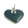 Puce d'oreille feuille verte en forme de coeur (Vendue à l'unité)