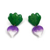 Puces d'oreilles pendantes en forme de navets